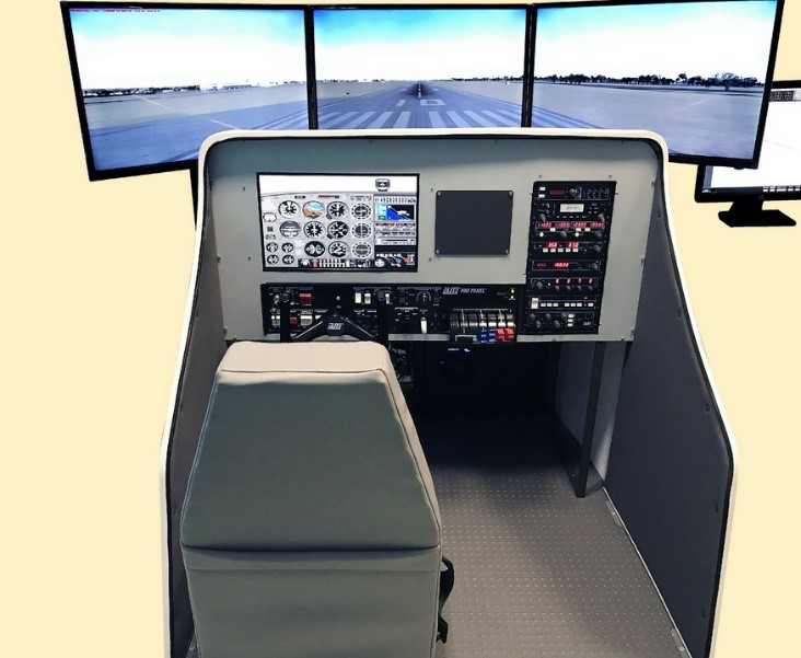 Aircraft training simulator
