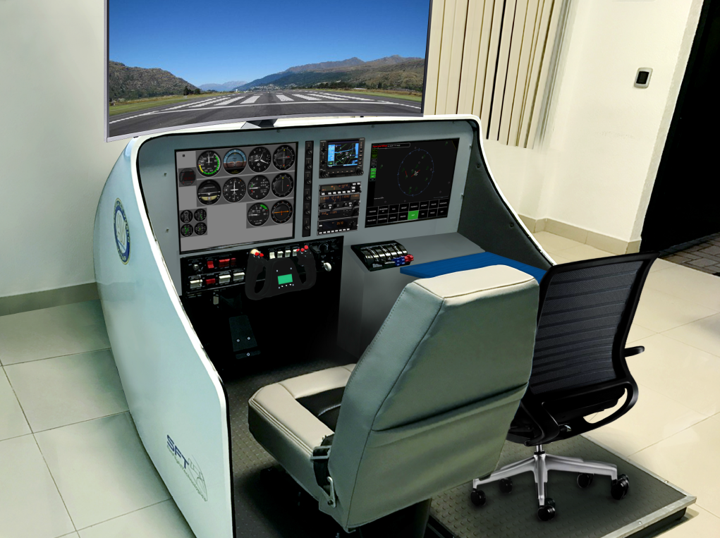 Aircraft training simulator detail